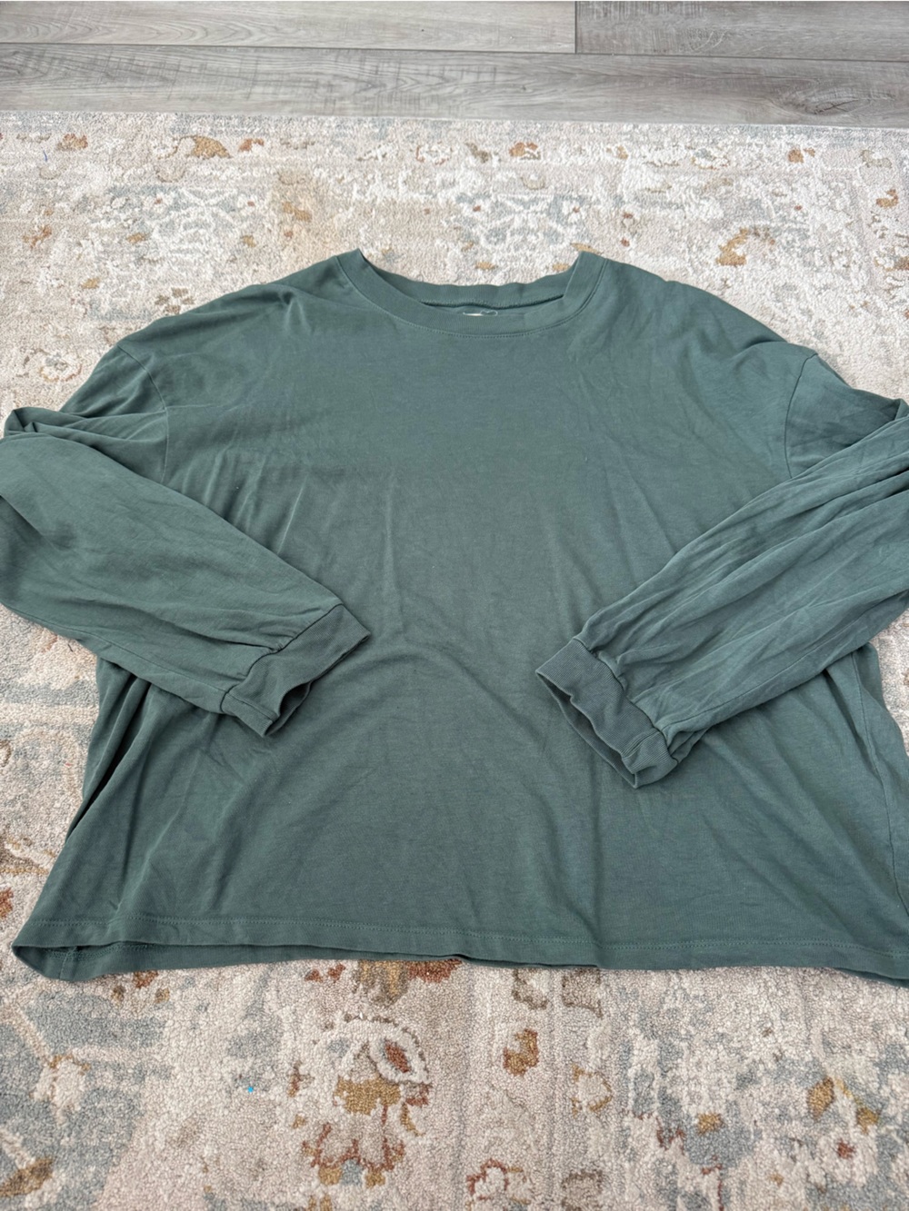 Madewell Forest Green Long Sleeve Tee